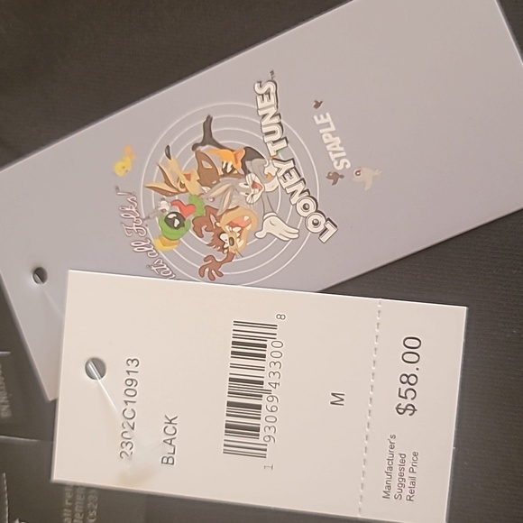 Staple Pigeon x Looney Tunes Collaboration Men's Short Sleeve Graphic Tee Size M - Picture 8 of 12